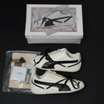 کفش پوما اسپیدکت پریمیوم ایکس روز سفید مشکی Puma Speedcat Premium X Rose White Black