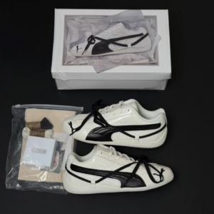 p6b9u3wh کفش پوما اسپیدکت پریمیوم ایکس روز سفید مشکی Puma Speedcat Premium X Rose White Black