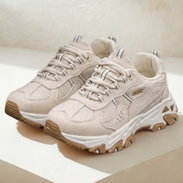 photo_12_2026-07-29_01-05-15 کتونی اسکیچرز لژدار کرم سفید Skechers Platform Cream White Sneakers
