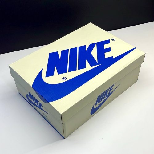 کفش نایک ایر جردن وان لو تراویس اسکات کرم سورمه‌ای Nike Air Jordan 1 Low Travis Scott Cream Navy