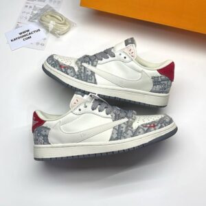 کفش نایک ایر جردن وان لو تراویس اسکات دیور Nike Air Jordan 1 Low Travis Scott x Dior