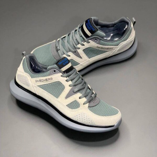 photo_1_2025-08-30_15-24-33 کفش اسکیچرز کوانتوم فلکس کرم طوسی Skechers Quantum Flex Cream Grey