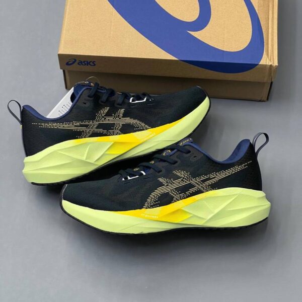 photo_1_2025-09-05_14-19-48-1 کفش اسیکس نووا بلاست ۵ سرمهای لیمویی Asics Novablast 5 Navy Lime