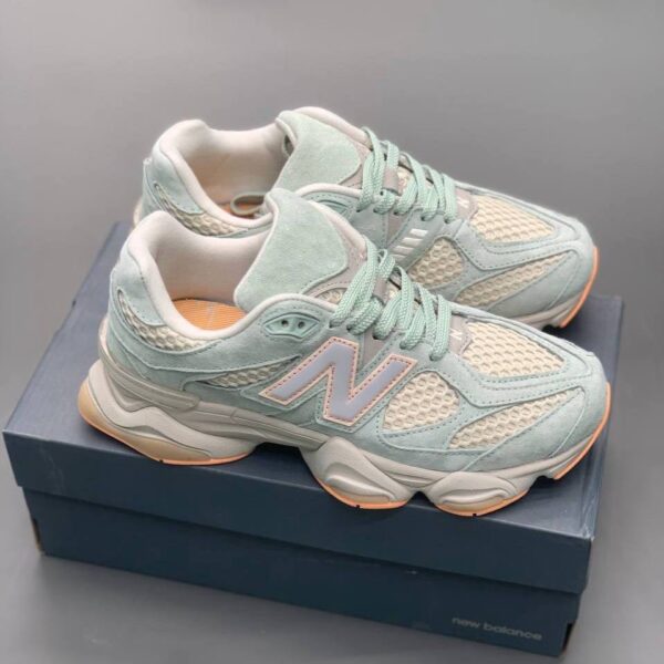 photo_1_2025-09-22_20-56-08-Copy کفش نیوبالانس 9060 سبز نارنجی New Balance 9060 Green Orange