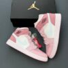 کفش نایک ایر جردن وان صورتی ساقدار Nike Air Jordan 1 High Pink