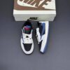 کفش نایک ایر جردن وان لو تراویس اسکات مشکی آبی Nike Air Jordan 1 Low Travis Scott Black Blue