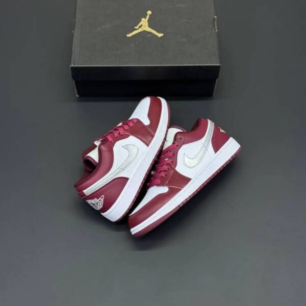 کفش نایک ایر جردن وان لو باردیاکس Nike Air Jordan 1 Low Bordeaux