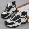 photo_1_2026-07-23_22-12-07 کتونی لژدار زنانه سفید مشکی فشن Women’s White Black Platform Fashion Sneakers