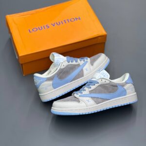 کفش نایک ایر جردن وان لو تراویس اسکات لویی ویتون Nike Air Jordan 1 Low Travis Scott Louis Vuitton