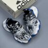 کفش آدیداس رانر دیلاکس سفید طوسی آبی Adidas Runner Deluxe White Gray Blue