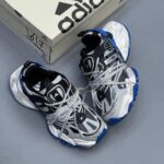 کفش آدیداس رانر دیلاکس سفید طوسی آبی Adidas Runner Deluxe White Gray Blue