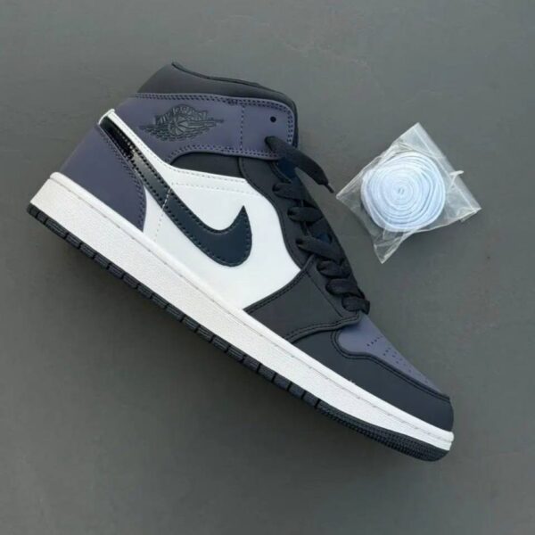 photo_2026-05-31_19-55-48 کفش نایک ایر جردن وان ساقدار مید ابسیدین سندد بنفش Nike Air Jordan 1 Mid Obsidian Sanded Purple