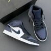 photo_2026-05-31_19-56-47 کفش نایک ایر جردن وان ساقدار مید ابسیدین سندد بنفش Nike Air Jordan 1 Mid Obsidian Sanded Purple