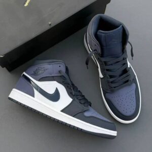 کفش نایک ایر جردن وان ساقدار مید ابسیدین سندد بنفش Nike Air Jordan 1 Mid Obsidian Sanded Purple