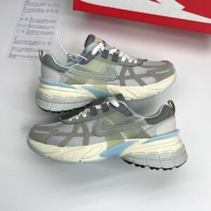 نایک وی تو کی ران طوسی آبی | Nike V2K Run Grey Blue