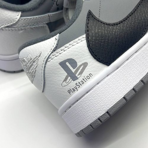 کفش نایک ایر جردن وان لو تراویس اسکات پلی‌استیشن Nike Air Jordan 1 Low Travis Scott PlayStation