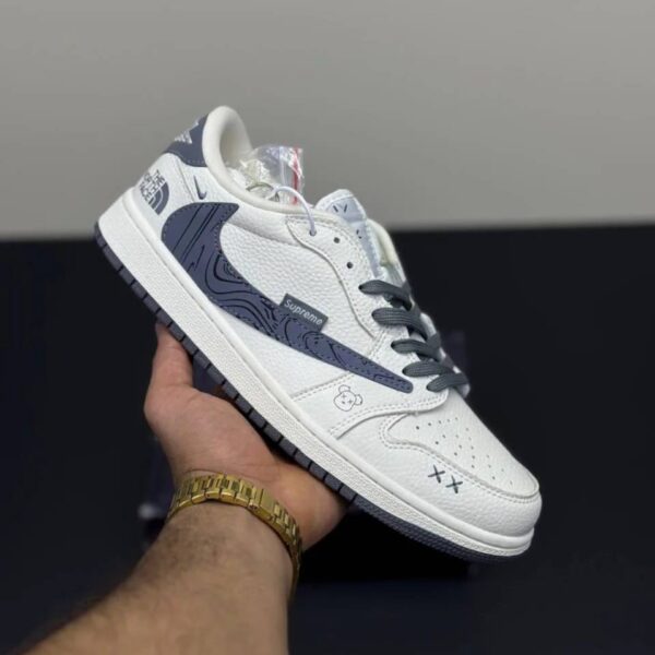 photo_2_2025-11-10_23-27-52 کفش نایک ایر جردن وان لو تراویس اسکات نورث فیس Nike Air Jordan 1 Low Travis Scott North Face