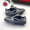 کفش نایک ایر جردن وان لو تراویس اسکات مشکی طوسی Nike Air Jordan 1 Low Travis Scott Black Gray