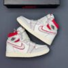 photo_3_2025-12-04_01-02-02 کفش نایک ایر جردن وان ساقدار رترو فانتوم جیم رد Nike Air Jordan 1 High Retro Phantom Gym Red