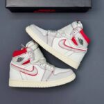 کفش نایک ایر جردن وان ساقدار رترو فانتوم جیم رد Nike Air Jordan 1 High Retro Phantom Gym Red