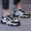 photo_3_2026-07-23_22-12-07 کتونی لژدار زنانه سفید مشکی فشن Women’s White Black Platform Fashion Sneakers