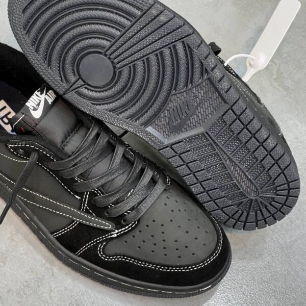 کفش نایک ایر جردن وان لو تراویس اسکات بلک فانتوم Nike Air Jordan 1 Low Travis Scott Black Phantom