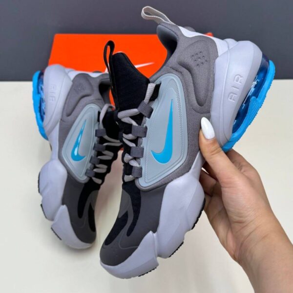 کفش نایک رانینگ ایر مکس ساواج طوسی آبی Nike Air Max Savage Grey Blue