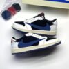 کفش نایک ایر جردن وان لو تراویس اسکات کرم سورمه‌ای Nike Air Jordan 1 Low Travis Scott Cream Navy