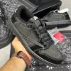 کفش نایک ایر جردن وان لو تراویس اسکات بلک فانتوم Nike Air Jordan 1 Low Travis Scott Black Phantom
