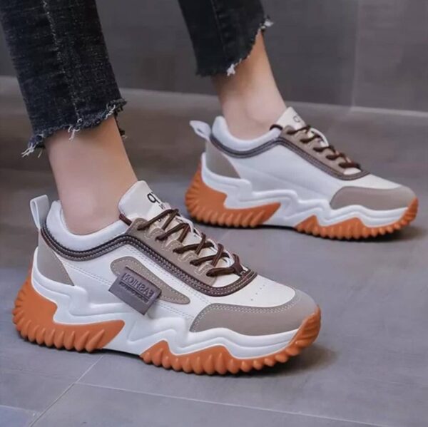 photo_5_2026-07-23_22-03-08 کتونی لژدار زنانه قهوهای فشن Women’s Brown Platform Fashion Sneakers