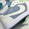کفش نایک ایر جردن وان لو تراویس اسکات آبی سفید سوئد Nike Air Jordan 1 Low Travis Scott Blue White Sweden