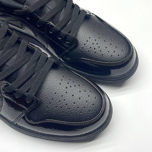 photo_6_2025-06-07_03-45-22-500x500-1 کفش نایک ایر جردن وان لو پتنت الفنت بلک Nike Air Jordan 1 Low Patent Elephant Black