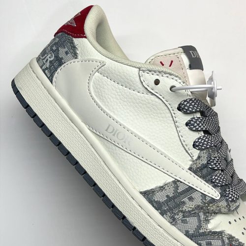 کفش نایک ایر جردن وان لو تراویس اسکات دیور Nike Air Jordan 1 Low Travis Scott x Dior