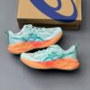 کفش اسیکس نووا بلاست ۵ فیروزه‌ای نارنجی Asics Novablast 5 Turquoise Orange