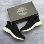 کفش تیمبرلند مشکی کرم مردانه Timberland Black Cream Knit Sneaker
