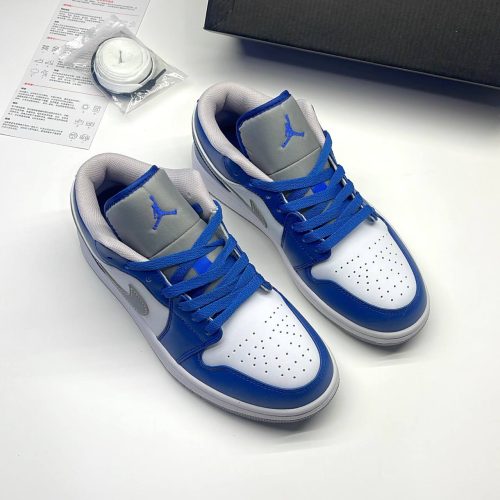 کفش نایک ایر جردن وان لو ترو بلو Nike Air Jordan 1 Low True Blue