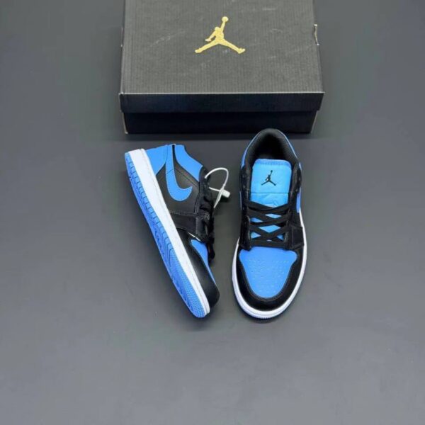 کفش نایک ایر جردن وان یونیورسیتی آبی مشکی Nike Air Jordan 1 University Blue Black