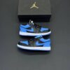 کفش نایک ایر جردن وان یونیورسیتی آبی مشکی Nike Air Jordan 1 University Blue Black