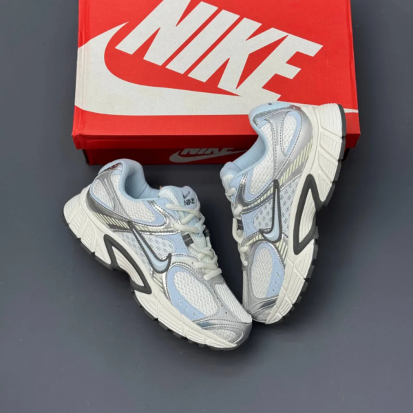 کفش نایک وی فایو کی ران آبی نقره ای Nike V5K Run Blue Silver