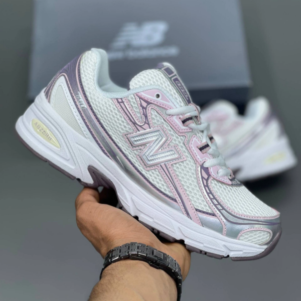 خرید کفش نیوبالانس 740v2 نقره ای صورتی New Balance 740v2 Silver Pink
