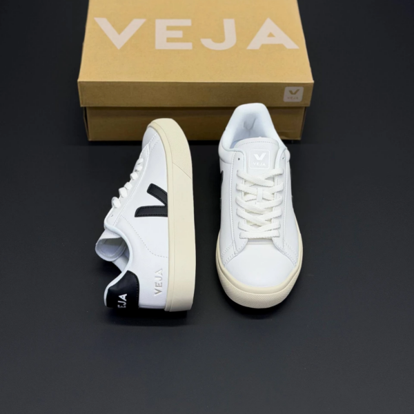 کفش وجا کامپو سفید مشکی Veja Campo White Black