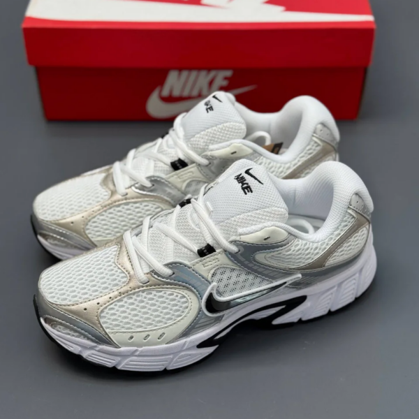 کفش نایک وی فایو کی ران سفید مشکی Nike V5K Run White Black