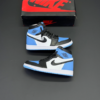 کفش نایک ایر جردن وان رترو ساقدار مشکی آبی Nike Air Jordan 1 Retro High Black Blue