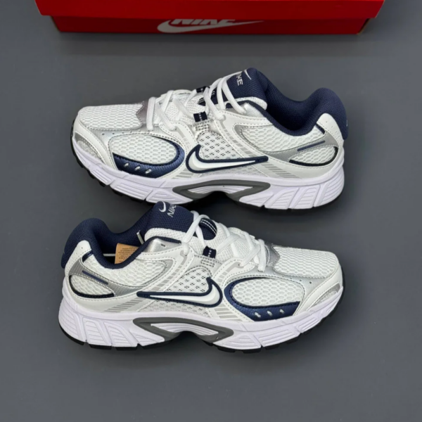 کفش نایک وی فایو کی ران سفید سرمه ای Nike V5K Run White Navy