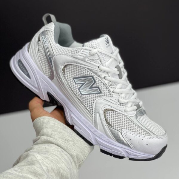 ب نیو بالانس 530 سفید نقرهای New Balance 530 White Silver