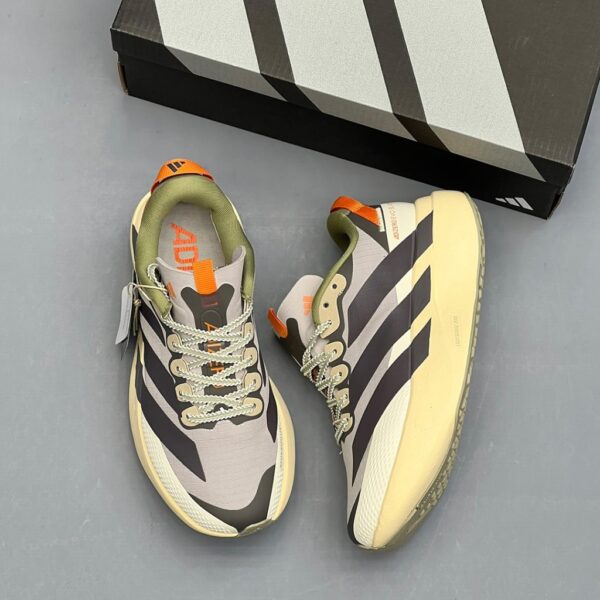 19521100 آدیداس آدیزیرو ایوو اسال ایتیآر کرم خاکستری زیتونی adidas Adizero Evo SL ATR