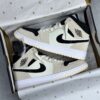 کفش نایک ایر جردن وان ساقدار کرم مشکی Nike Air Jordan 1 High Cream Black