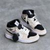 کفش نایک ایر جردن وان ساقدار کرم مشکی Nike Air Jordan 1 High Cream Black
