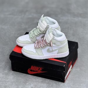 کفش نایک ایر جردن وان ساقدار سبز ماچا Nike Air Jordan 1 Retro High Matcha Green