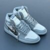 converted-12 کفش نایک ایر جردن وان ساقدار دیور گری Nike Air Jordan 1 High Dior Grey